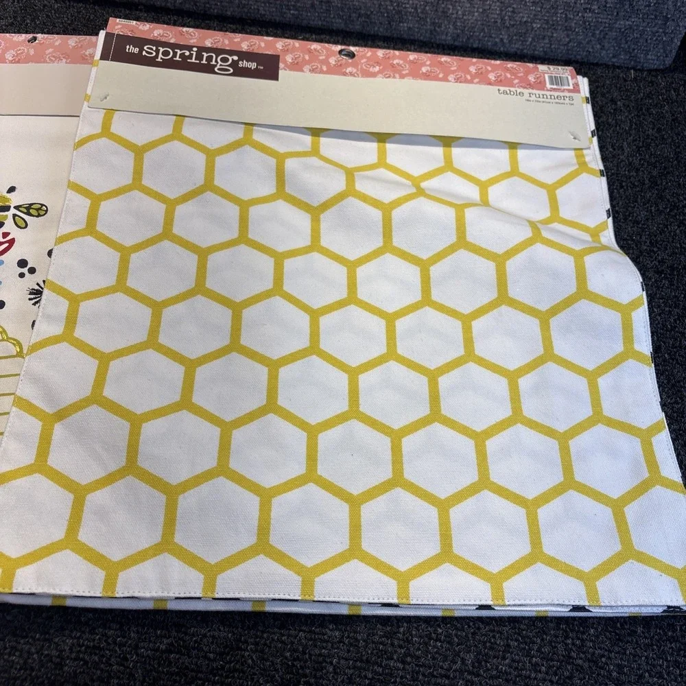 Lot of 2 Table Runners~Honey Bee Themed~NWT